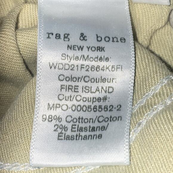 Rag & Bone Women’s “Nina” High-Rise Button-Fly Skinny Size 24 Casual Luxury - Picture 5 of 10